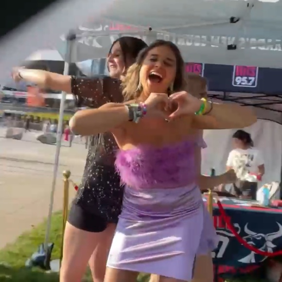 Nasty Gal Feather Bandeau Crop - Picture 5 of 5